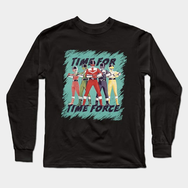 Time For Time Force Long Sleeve T-Shirt by creativespero